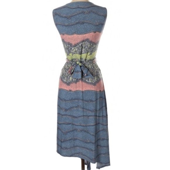 BCBGMAXAZRIA Ezra Floral Print Asymmetrical Dress - Picture 3 of 7